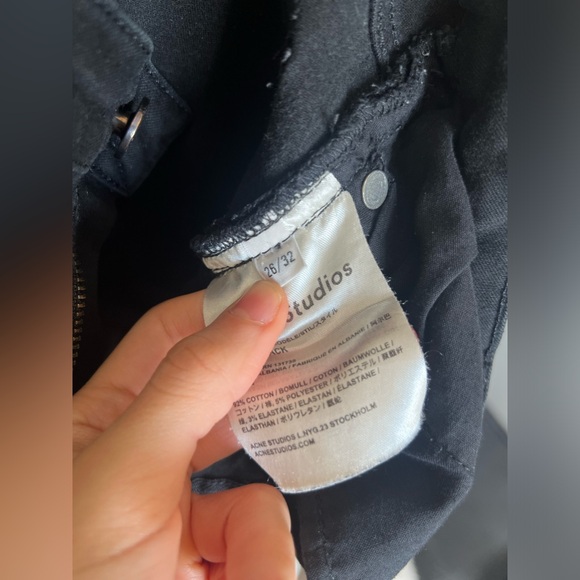 Acne Studios black skinny jeans size 26 - Picture 7 of 11